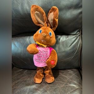 EASTER Bunny 14” Motion Chocolate Musical I GOT YOU FEEL GOOD Working